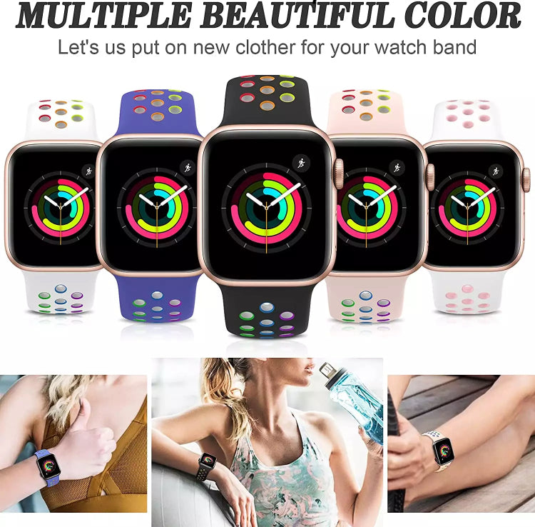 Signature Nike Apple Watch Silicone Sport Bands with Breathable Linings- for Selected Apple Watch 40mm Size - Super Savings Technologies Co.,LTD Signature Nike Apple Watch Silicone Sport Bands with Breathable Linings- for Selected Apple Watch 40mm Size - Super Savings Technologies Co.,LTD